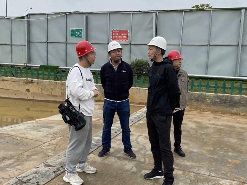 区委宣传部对丛树新型社区1号地块项目进行宣传采访